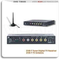 car Dvb-t Tuner, Digital Tv Receiver ( DVB-8000)