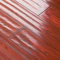 handscrpaed v-groove laminate floor