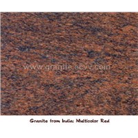 Granite Tiles - Multicolor Red