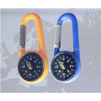 keychain with compass