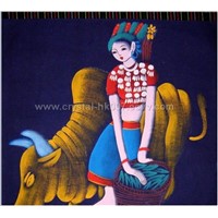 Batik Fabric Paintings