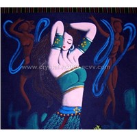 Batik Fabric Paintings