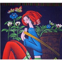 Batik Fabric Paintings