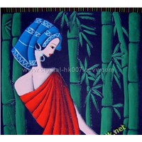 Batik Fabric Paintings