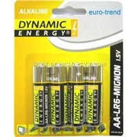 Long Lasting Alkaline Batteries: LR20,LR14,LR6,LR0