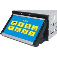 7inch Double-din DVD monitor with Touch Screen