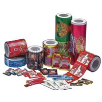 Plastic film in rolls