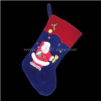 Flashing christmas stocking