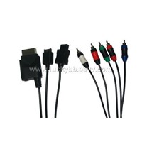 Wii/PS2/PS3/XBOX360 4 in 1 Component Cable(KW-B00)