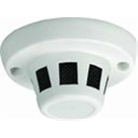 Smoke detector hidden camera