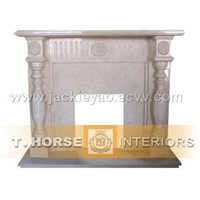 Marble fireplace of UK style