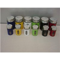 Medium/small Spice Jar with Colours S/s Lid