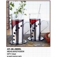 Irish coffee cup set