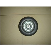 semi-pneumatic rubber wheel