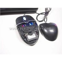 Optical mouse with SD/MMC card reader