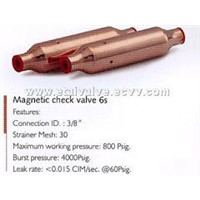 magnetic check valve