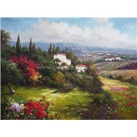 Tuscany landscape print on canvas