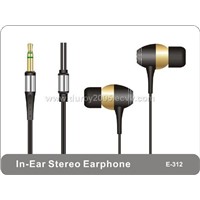 Metal Earphone--- In-Ear Stereo Earphone ,factory