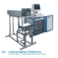 Lamp-pumping (YAG) laser marker