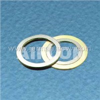 Spiral wound gasket without inner and outer ring