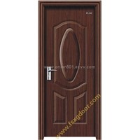 steel-wooden interior door and PVC interior door