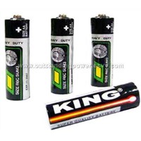 King R6 Size AA UM-3 Primary Battery with PVC Jacket