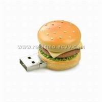 &amp;quot;Freshly Baked&amp;quot; Hamburger USB Drive 1GB