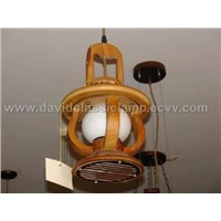 wooden pendant lamp