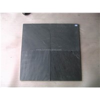 Black flooring slate