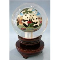 inside paint crystal ball gift