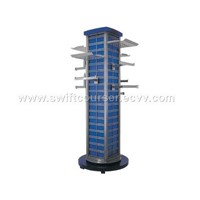 Single Rotating Merchandise Display Rack