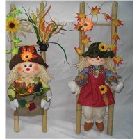 Holiday Decorations, Seasonal Gifts, Scarecrow,metal Clocksantique Clocks, Mteal Folwer Pots,metal