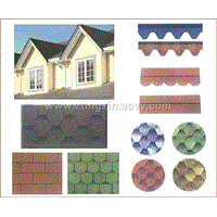 color fibreglass bitumen tile