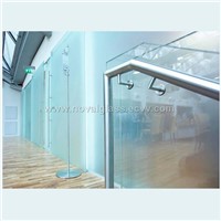 China acid etched/frost/obscured glass supplier