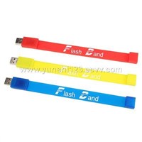 Wrist band USB flash drive
