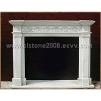 granite fireplace