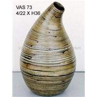 Bamboo Vase with Decor