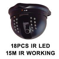 Infrared Dome CCTV camera
