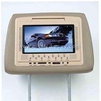 7inch  headrest TFT lcd with dvd player