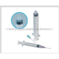Syringes with luer lock