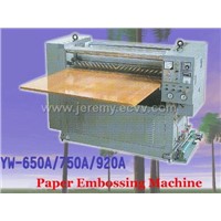 Paper embossing machine
