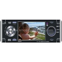 In-Dash Car DVD Player - 3.6 Inch Screen - TV Tuner