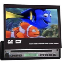 Car DVD Player 1-DIN 7 Inch TFT + TV Tuner