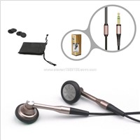 Metal stereo earphone