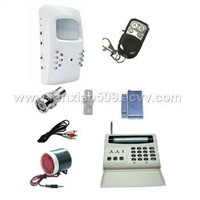 Wireless surveillance alarm system