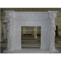 Marble Carving -Fireplace (YHBL-1466)