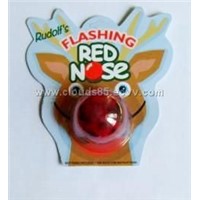 Flashing red nose