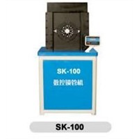 SK-100 type Vertical Tube Locking Machine