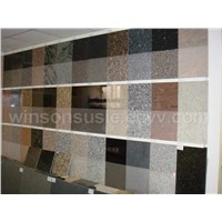 gray ,yellow,red granite,