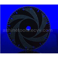 Vacuum Brazed Blade with Electroplated Protection